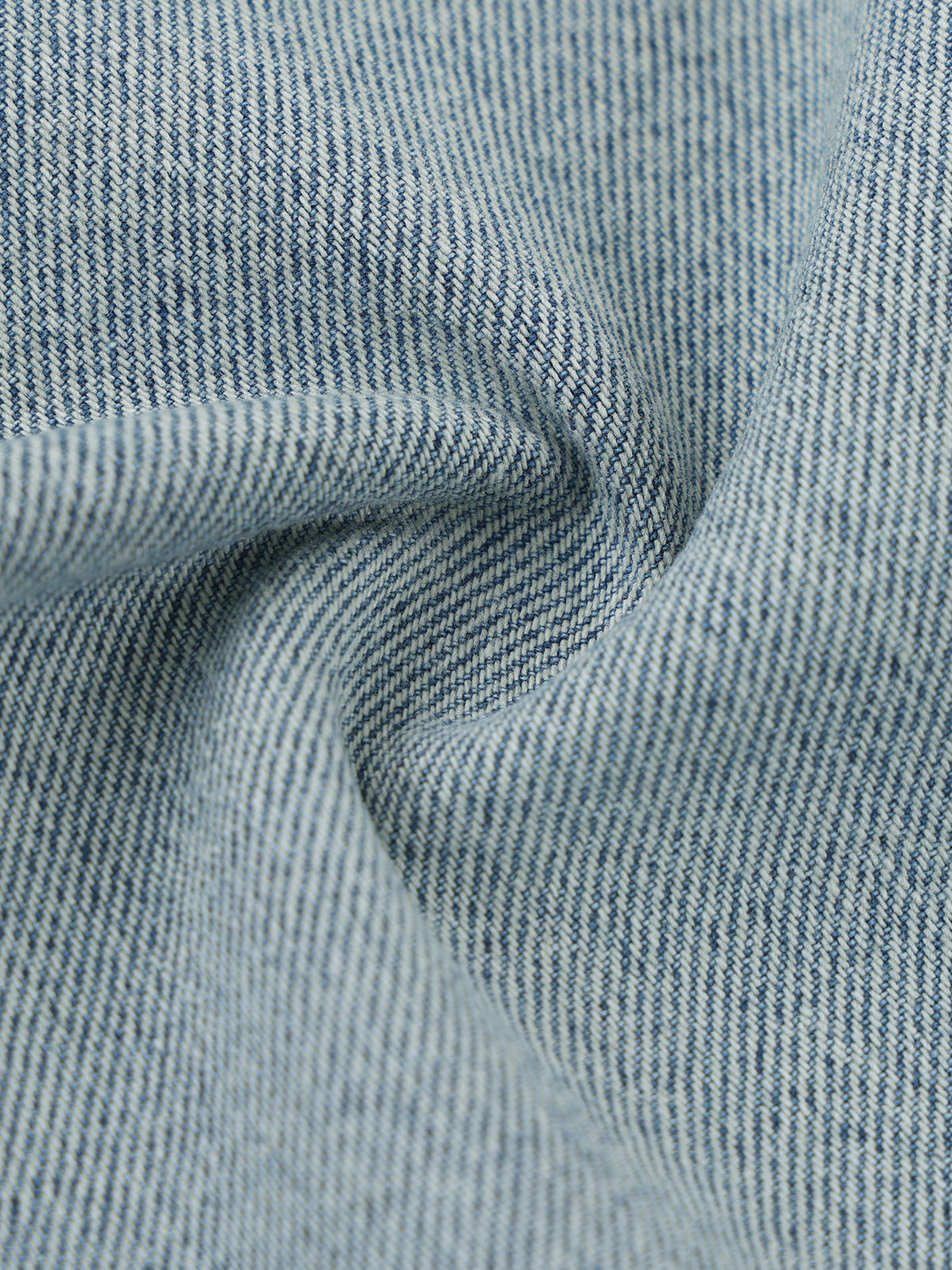 Minimal Vintage Wash Boxy Raw Hem Denim Tee