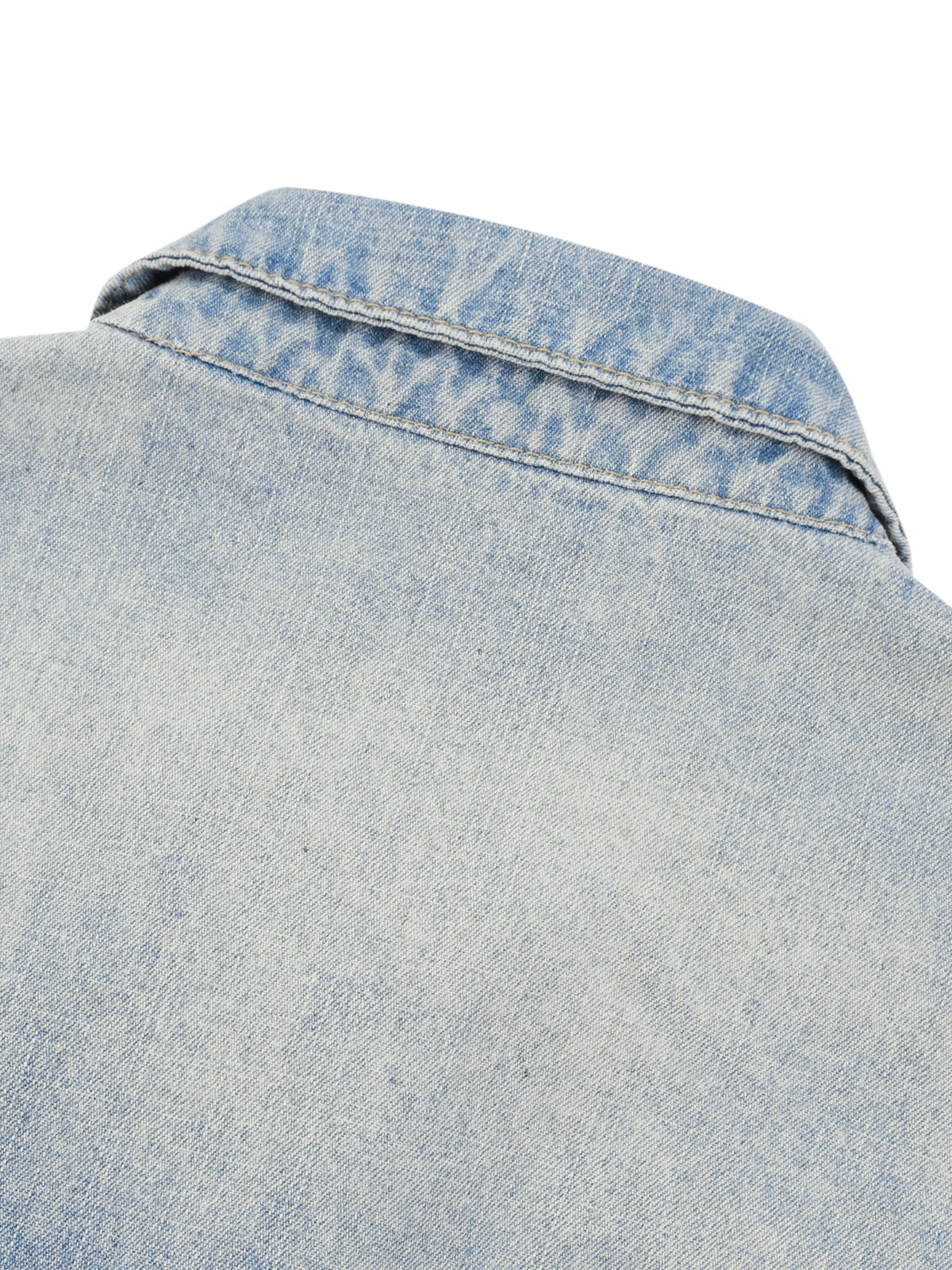 Minimal  Vintage Wash Full-Zip Denim Jacket