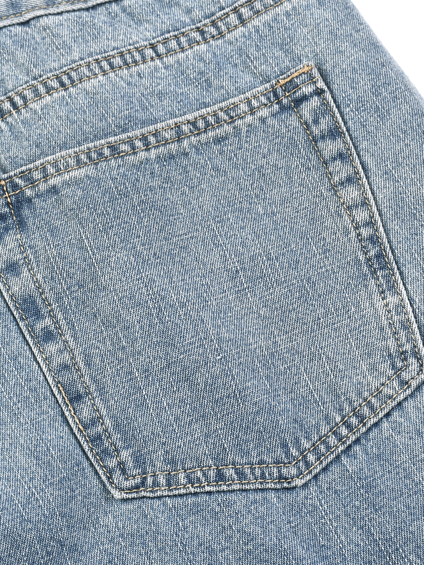 Washed Vintage Straight Leg Jeans