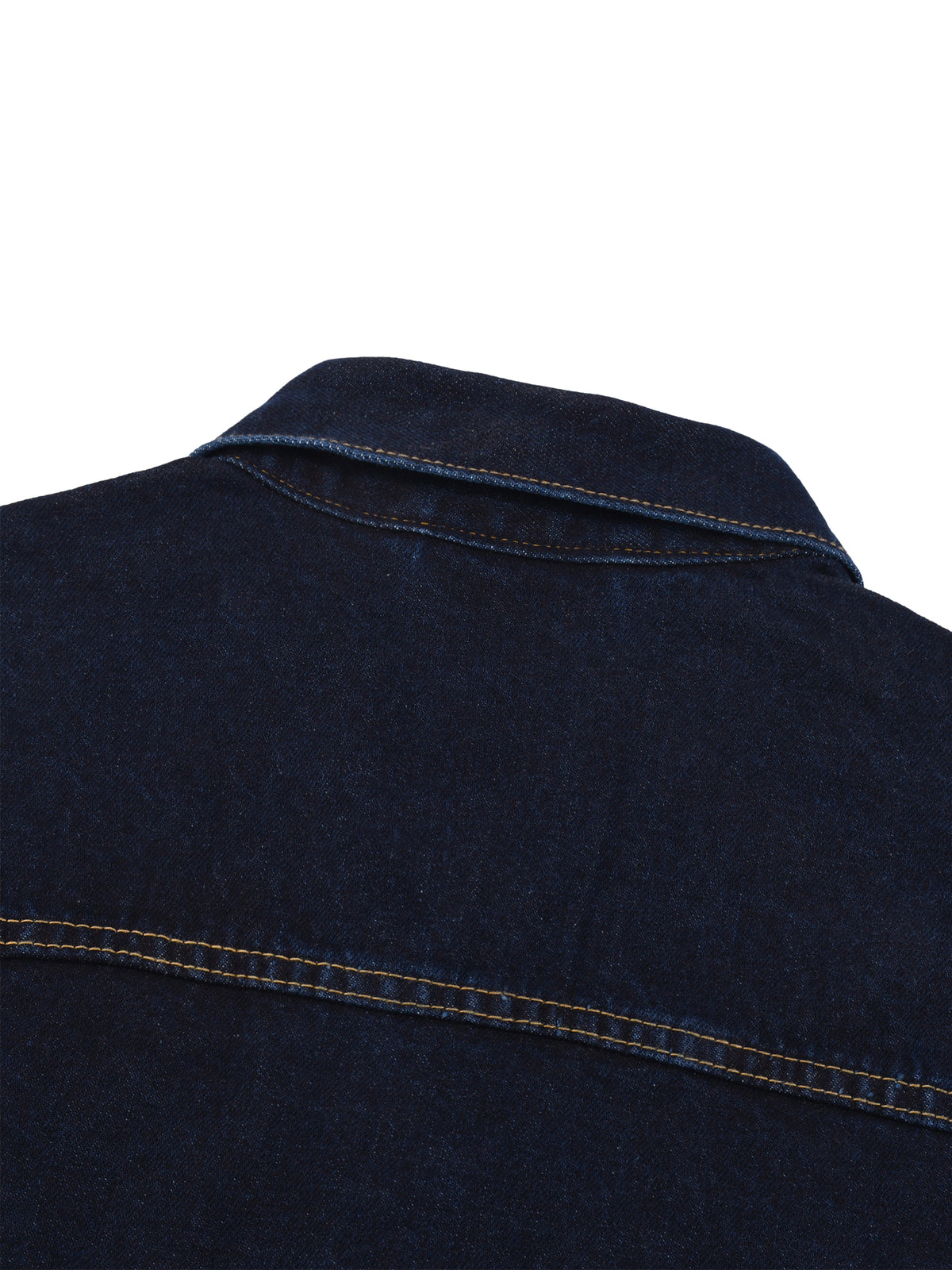 Washed Button-Up Denim Jacket