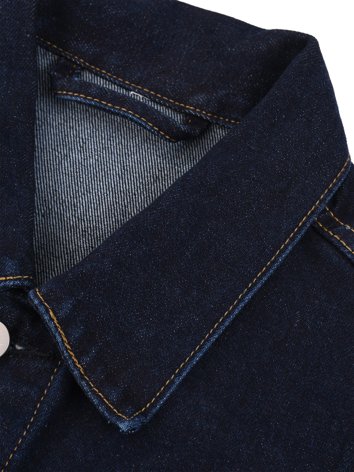 Washed Button-Up Denim Jacket