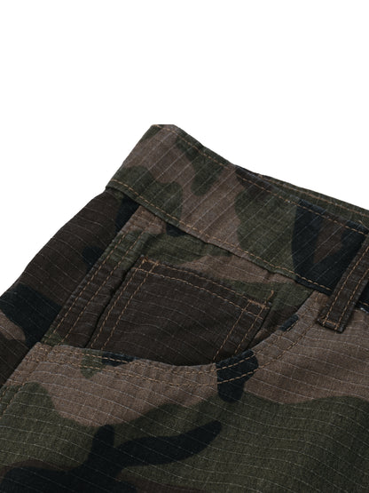Camo Barrel Cargo Pants