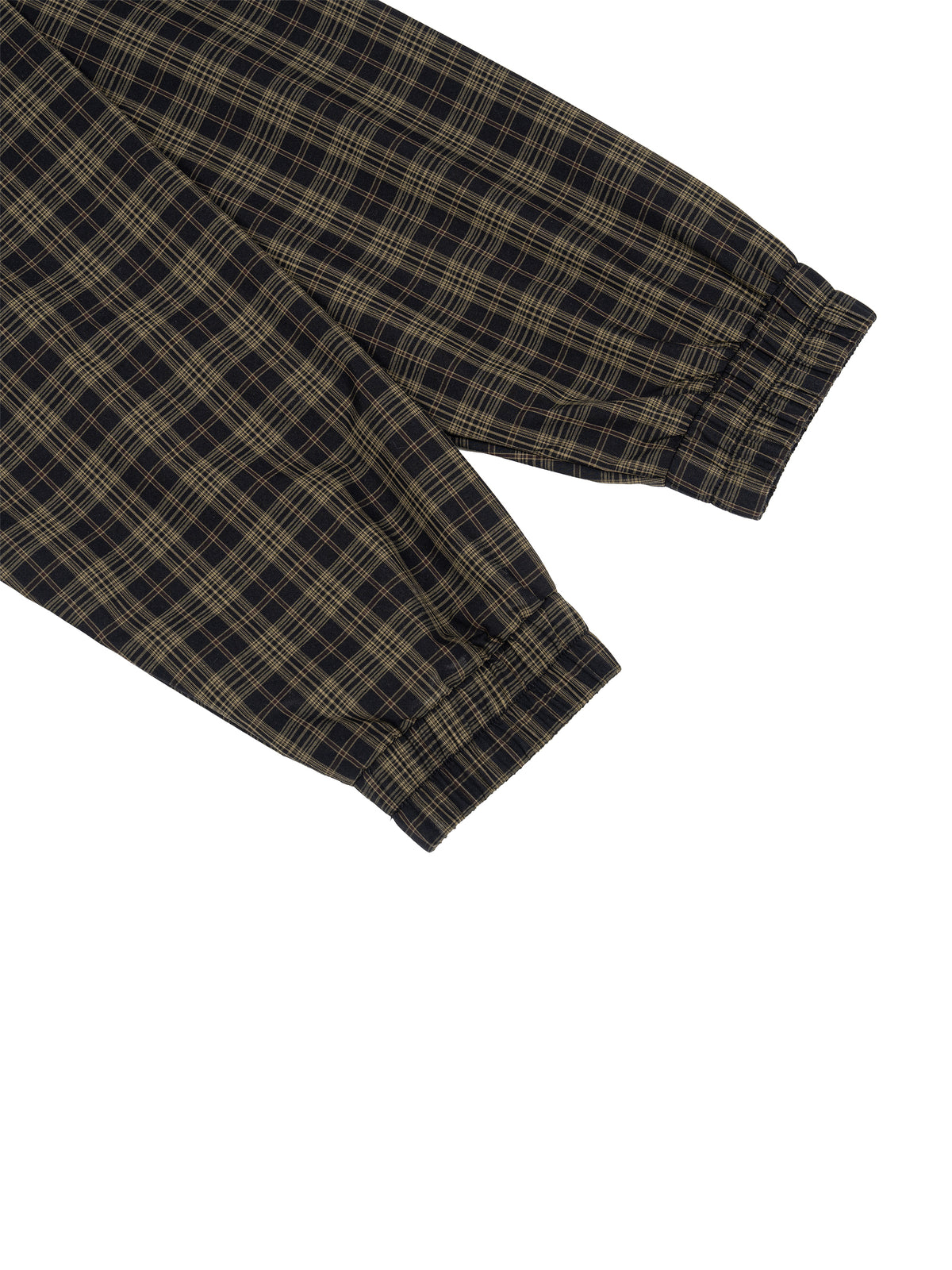 Plaid Full-Zip Track Jacket