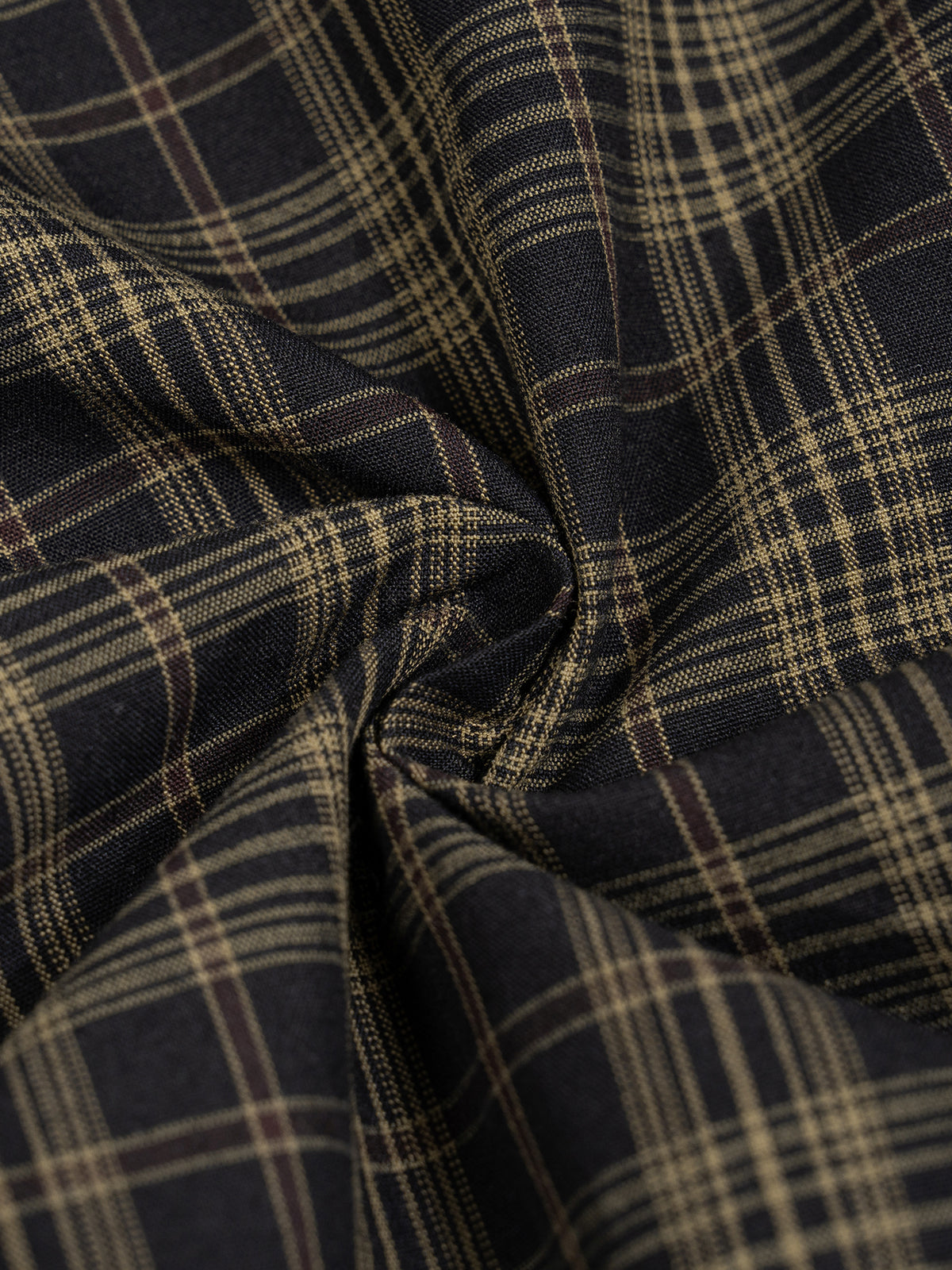 Plaid Full-Zip Track Jacket