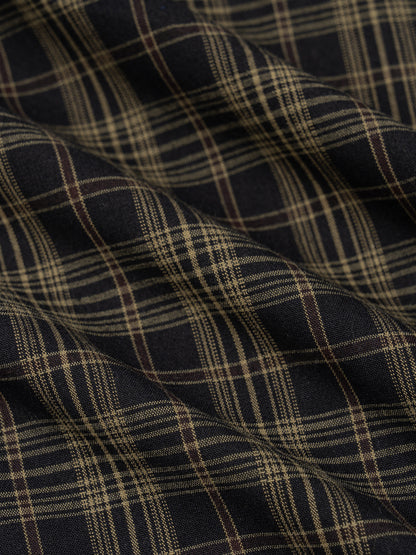 Plaid Full-Zip Track Jacket