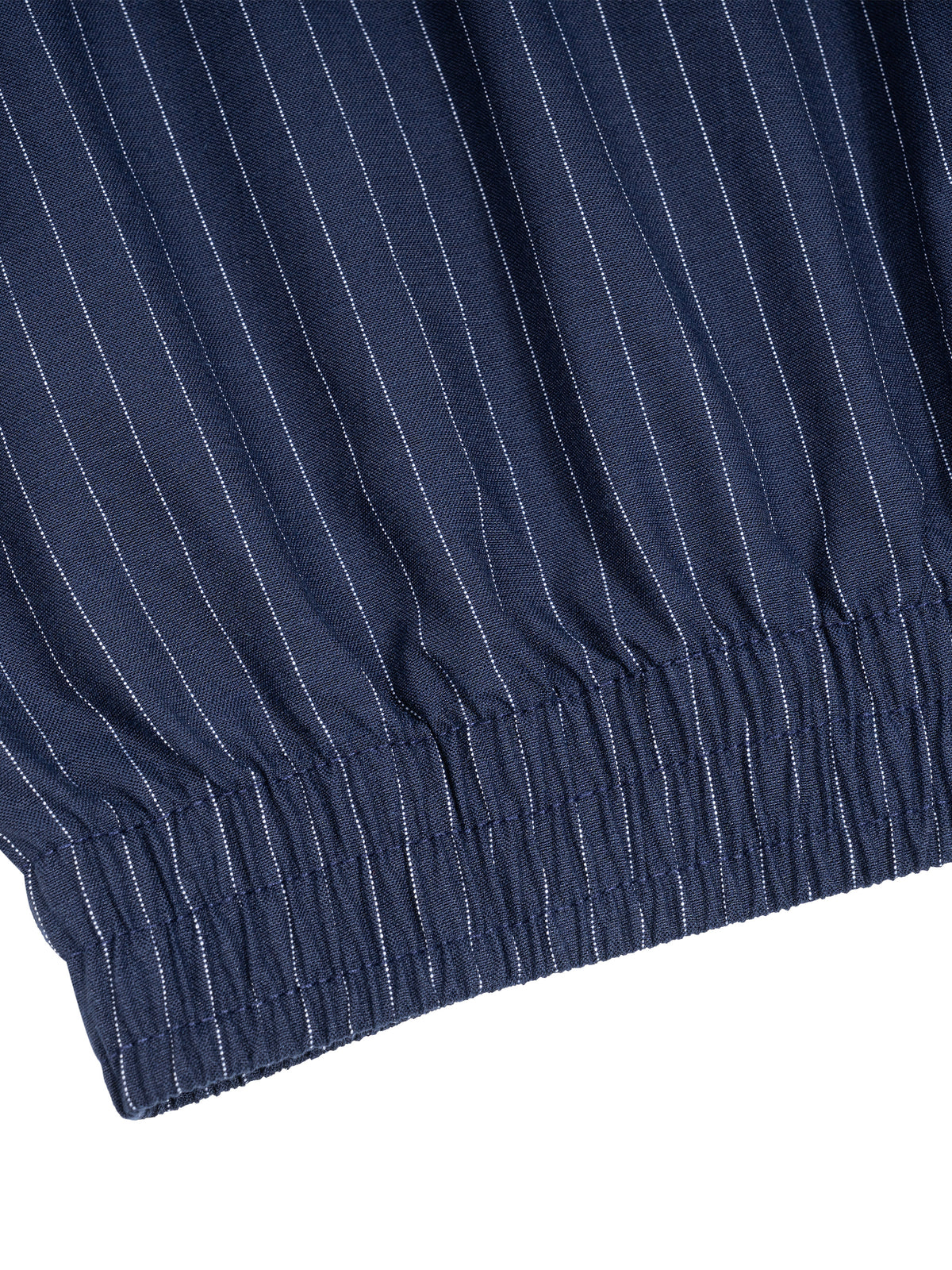 Minimal Striped Full-Zip Track Jacket