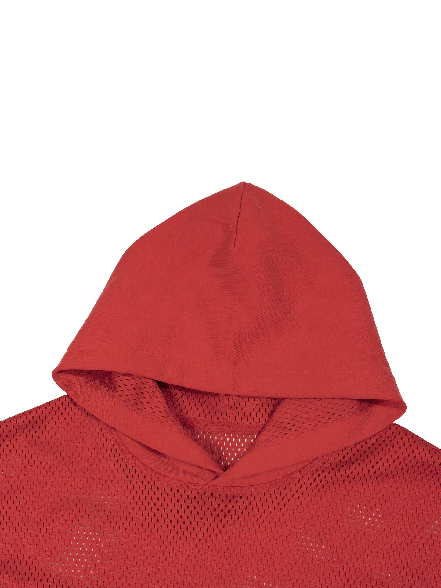Unisex Panel Mesh Sleeveless Hoodie