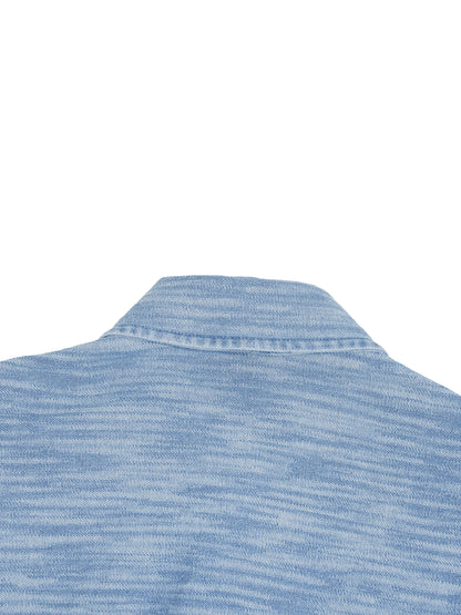 Boxy Vintage Wash Denim Shirt