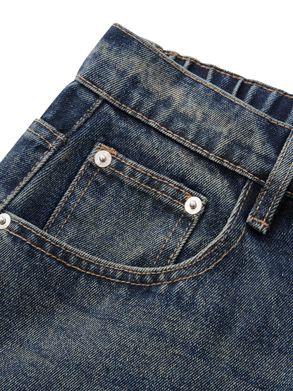 Men's Vintage Wash Denim Jeans