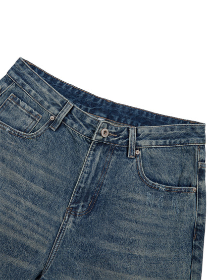 Men's Vintage Wash Denim Jeans