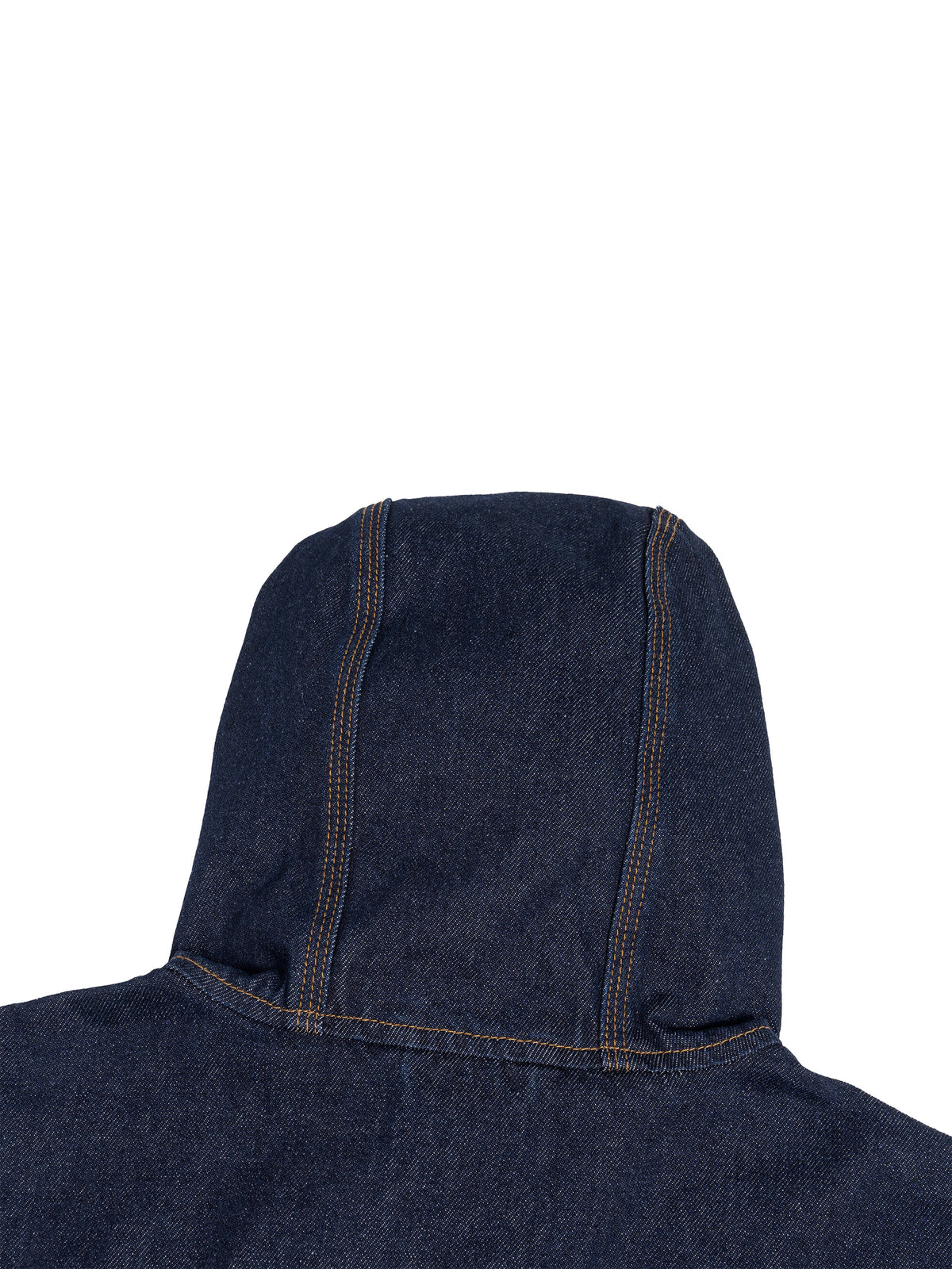 Men's Boxy Vintage Wash Hooded Denim Jacket
